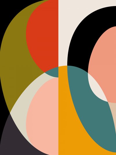 Mid Century Pastel 11 door Ana Rut Bre