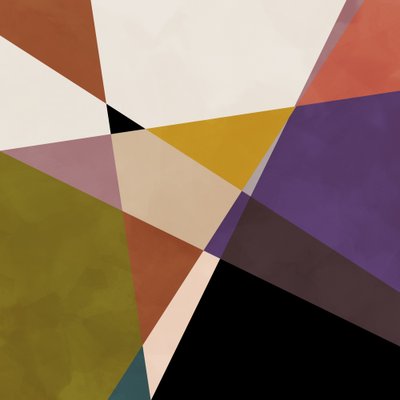 Middencirkels Terracotta Blck3 door Ana Rut Bre