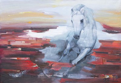 White Horse Red Energy door Anastasiia Grygorieva