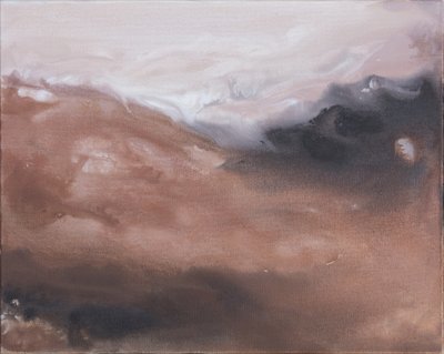 Aardse abstracte stroming door Anastasiya Devochkina