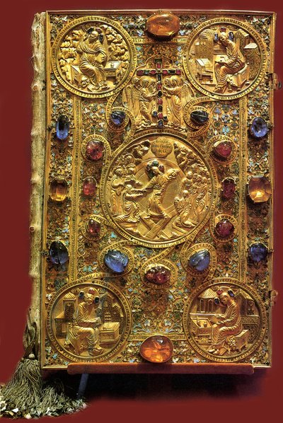 Het Evangelieboek van Tsaar Ivan IV de Verschrikkelijke, 1571 door Ancient Russian Art