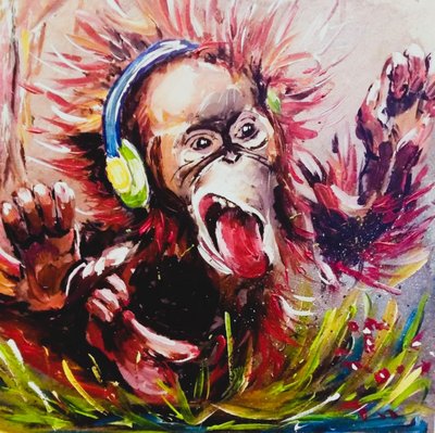 De energieke muziek van de orang-oetan door Anda Bieza