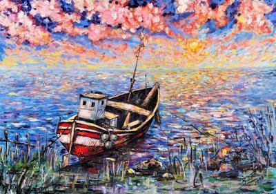 Golden Sunset-boot door Anda Bieza