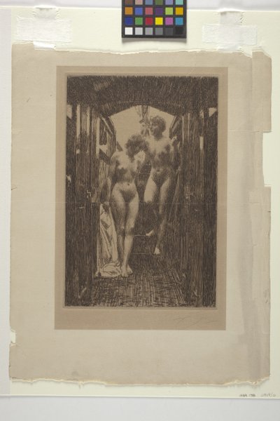 Le Cabine door Anders Leonard Zorn