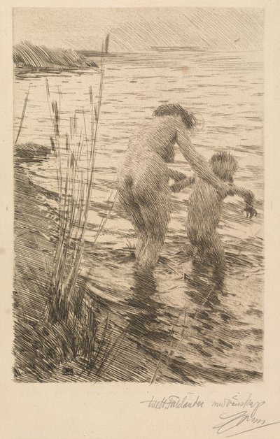 Première, 1890 door Anders Leonard Zorn