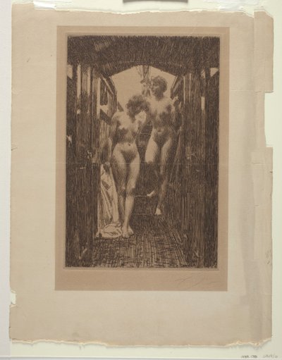 De Cubicle door Anders Leonard Zorn