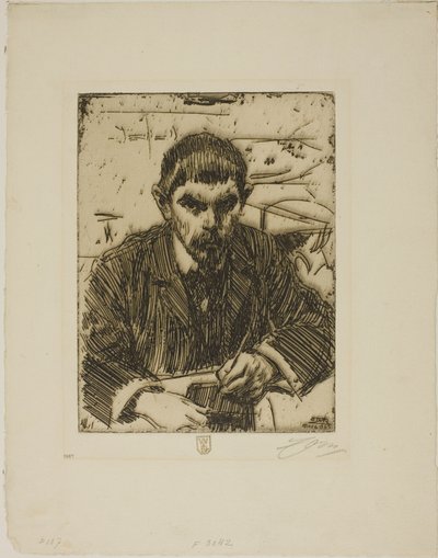 Albert Engström door Anders Zorn