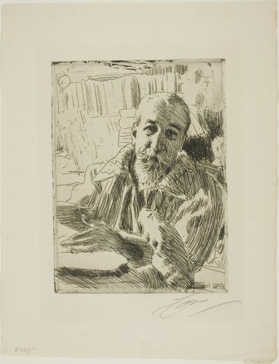 Anatole France door Anders Leonard Zorn