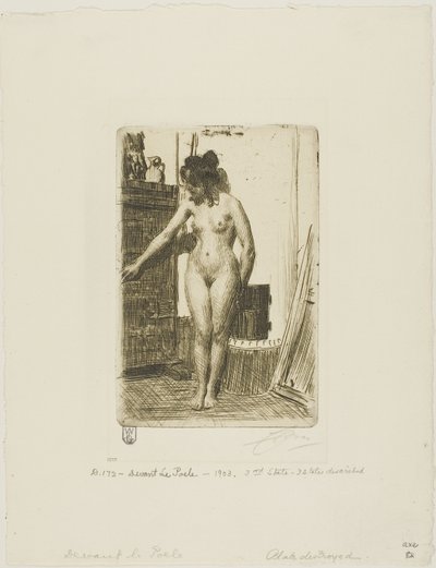Voor de kachel door Anders Leonard Zorn