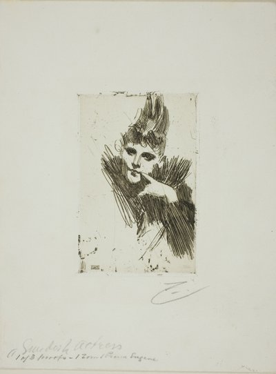 Gerda Grönberg I door Anders Leonard Zorn