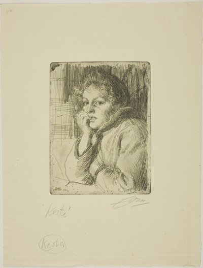 Kesti, een Mora Boeren door Anders Leonard Zorn