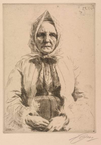 Mona door Anders Leonard Zorn