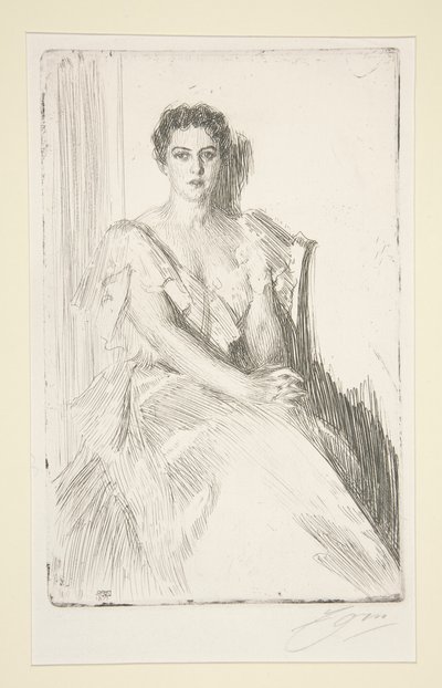 Mevrouw Cleveland door Anders Leonard Zorn