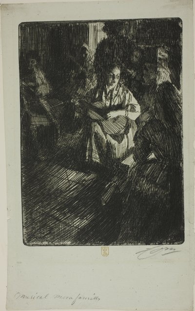 Muziek in de familie door Anders Leonard Zorn
