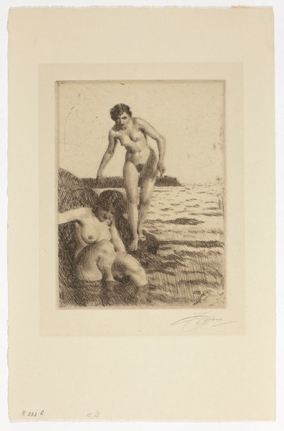 Op Hemsö Eiland door Anders Zorn