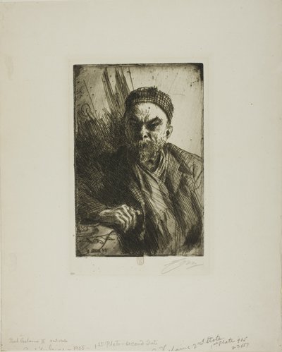 Paul Verlaine II door Anders Leonard Zorn