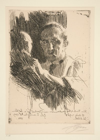 Prins Paul Toubetskoy II door Anders Leonard Zorn