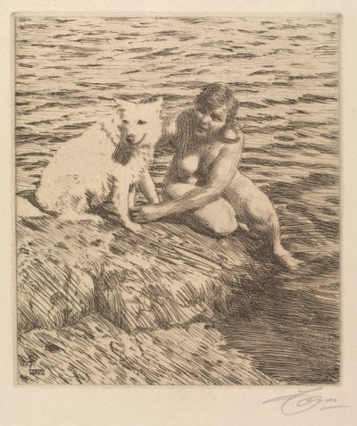 Sappho door Anders Leonard Zorn