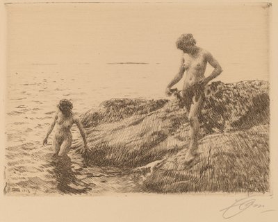 Zee Skerries door Anders Leonard Zorn