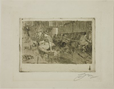 De kleine brouwerij door Anders Leonard Zorn