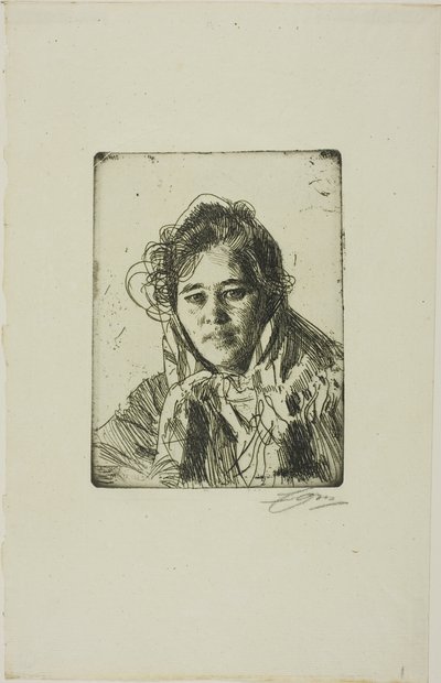 Jong meisje uit Mora (Kråkberg