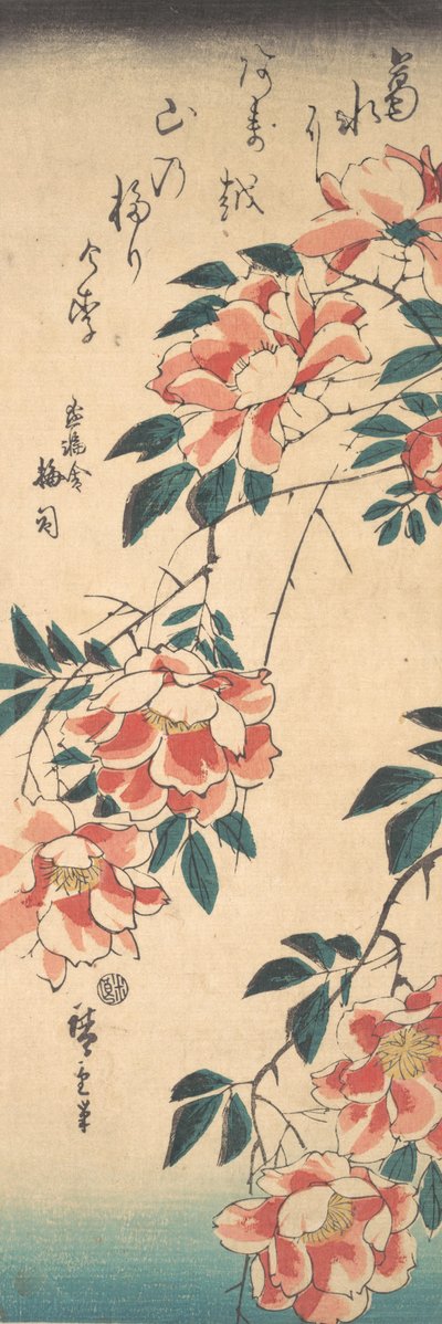 Rozen door Ando Hiroshige