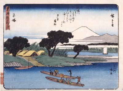 Hiratsuka door Ando or Utagawa Hiroshige