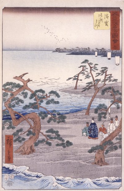 Station 30, Hamamatsu door Ando or Utagawa Hiroshige