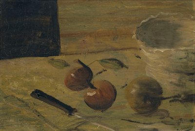 Fruit en bestek door Andre Derain
