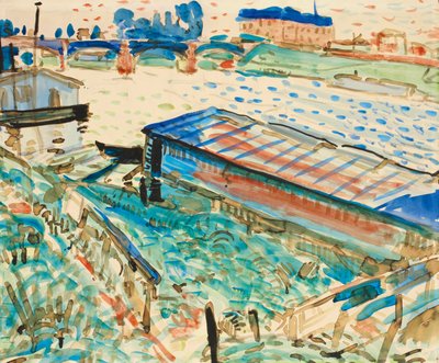 Brug van Chatou door Andre Derain