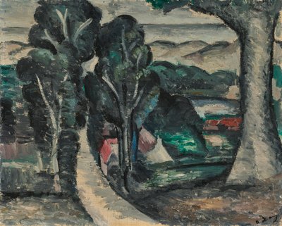 Landschap van Camiers (Pas-de-Calais) door Andre Derain