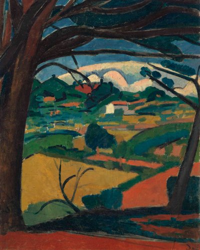 Landschap in de Provence, Martigues door Andre Derain