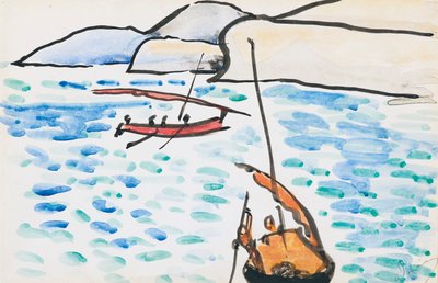 Zeilboten door Andre Derain