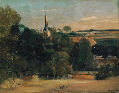 Uitzicht op Donnemarie-en-Montois door Andre Derain