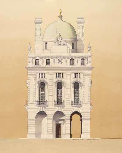 Brandweerkazerne, Picadilly, Londen door Andras Kaldor