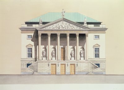 Deutsche Staatsoper, Berlijn, Duitsland 18e-eeuwse gevel door Andras Kaldor