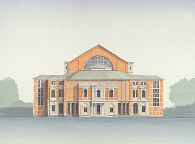 Festspielhaus, Bayreuth, Duitsland door Andras Kaldor