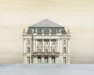 Opera Margravial, Bayreuth, Duitsland door Andras Kaldor