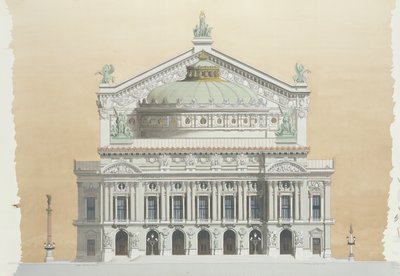 Opera Garnier, Parijs, Frankrijk door Andras Kaldor