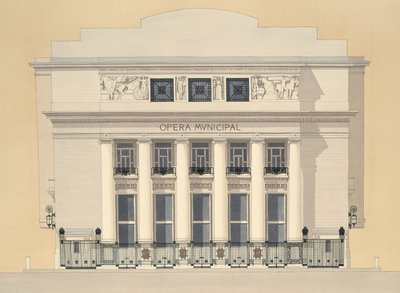 Opera Municipal, Marseille, Frankrijk door Andras Kaldor