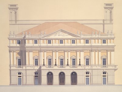 Teatro alla Scala, Milaan, Italië door Andras Kaldor