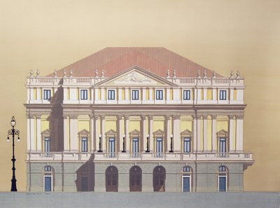 Teatro alla Scala, Milaan, Italië door Andras Kaldor