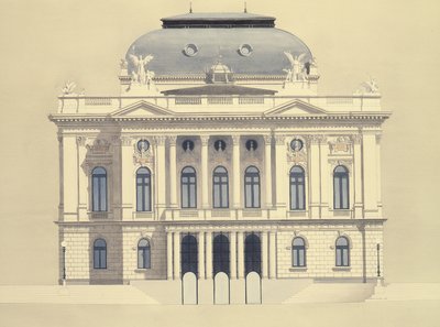 Operagebouw Zürich, Zürich, Zwitserland door Andras Kaldor