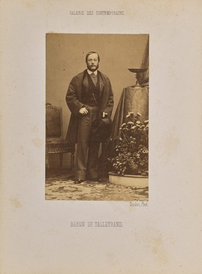 Baron de Talleyrand door Andre Adolphe Eugene Disderi