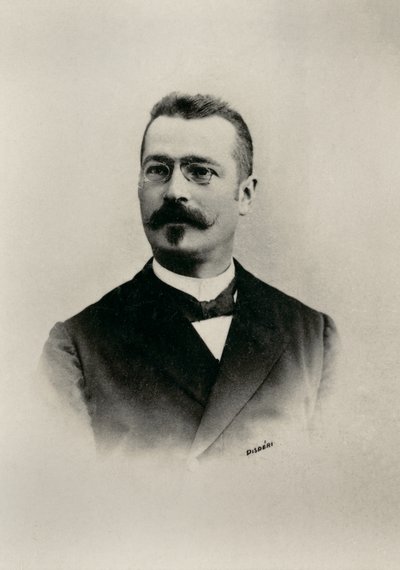 Portret van Leon Mougeot (foto) door Andre Adolphe Eugene Disderi