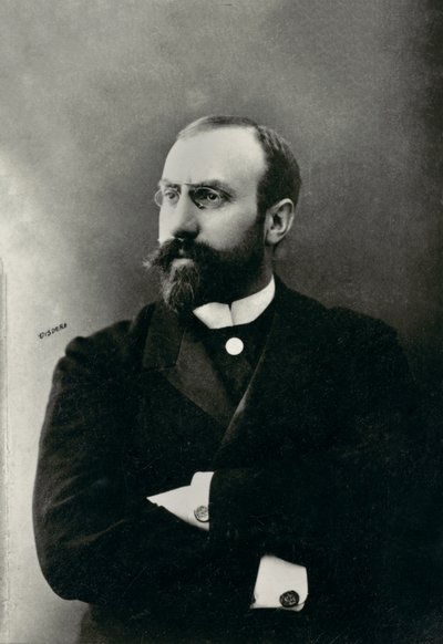 Portret van Marcel Habert (foto) door Andre Adolphe Eugene Disderi