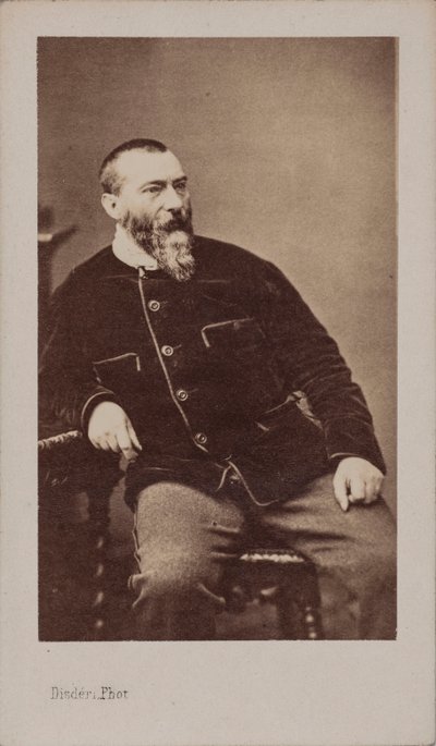 Portret van Alphonse Karr 1808-1890 door Andre Adolphe Eugene Disderi