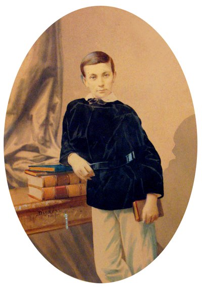 Prins Albert I van Monaco, c.1860 door Andre Adolphe Eugene Disderi