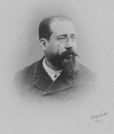 Rouvier, ca. 1893 door Andre Adolphe Eugene Disderi