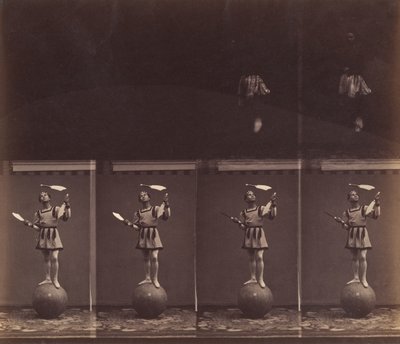 De Goochelaar Manoel, 1861 door Andre Adolphe Eugene Disderi